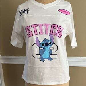 Zara Stitch Kids Shirt - White and Pink